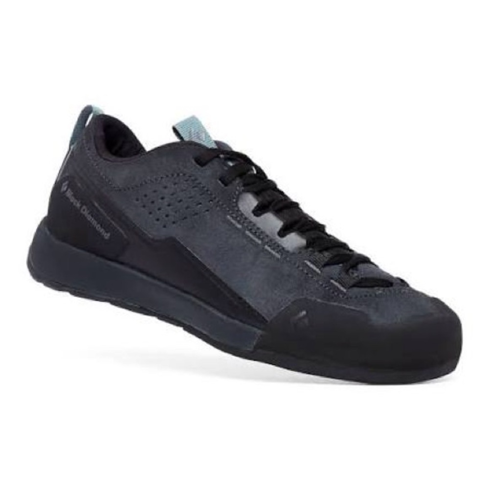 7.5 women Technician Leather Black Diamond climbing approach sneaker shoes black
